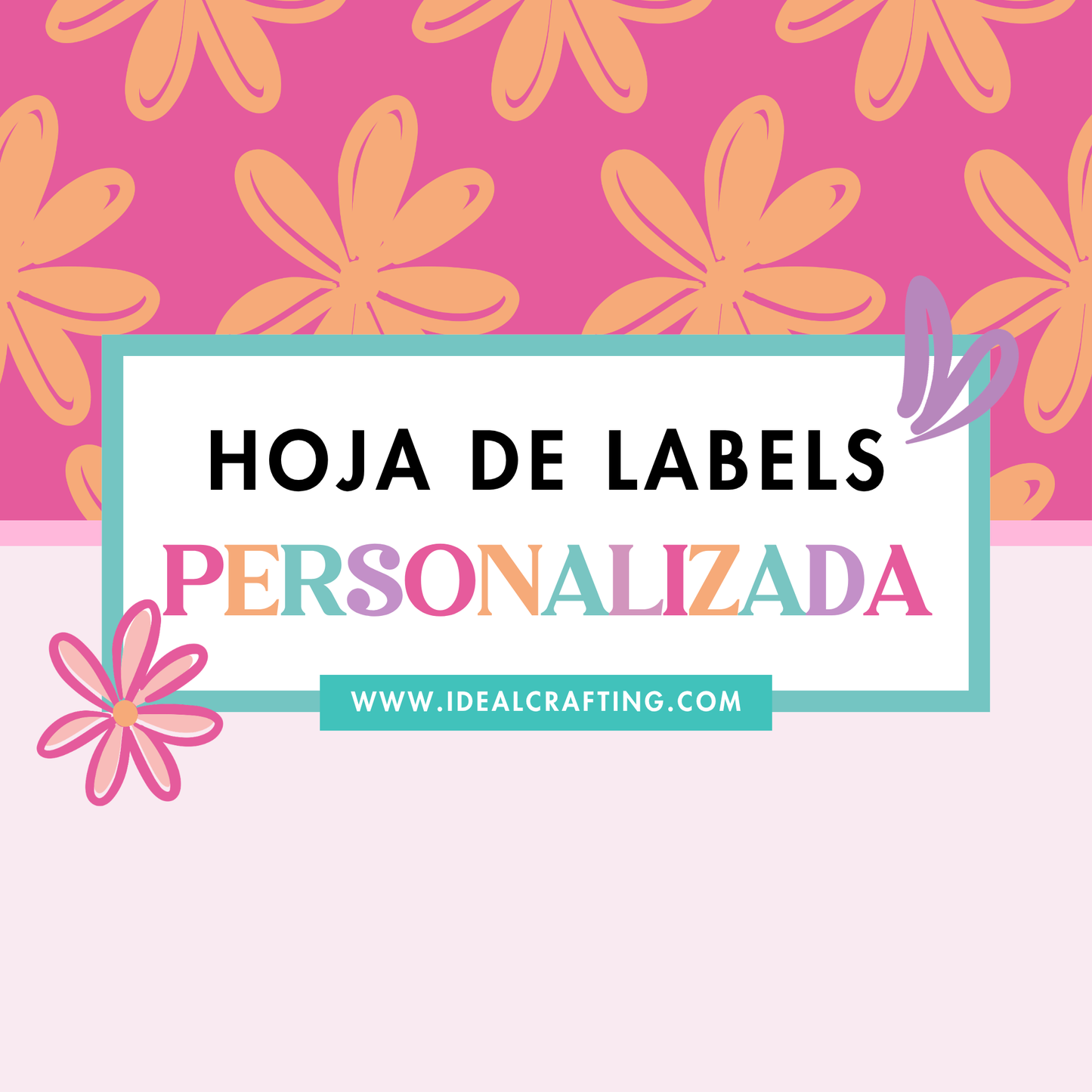Hoja de Lables Personalizado